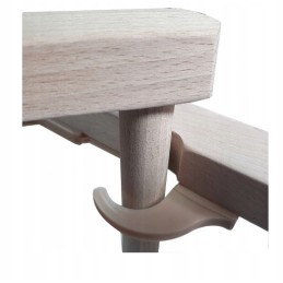 Sulankstomas, reguliuojamas medinis sodo šezlongas - laikina akcija!