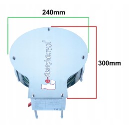 Šildytuvas su deflektoriumi rūkyklai / džiovyklai, kurio galia 2000w pwa-v2.0