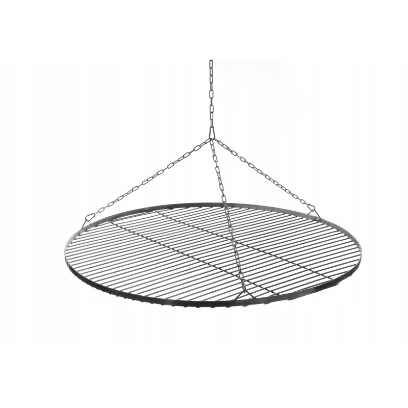 Trikojų grotelių grotelės 80 cm apvalios su grandine tvirtos ir patvarios