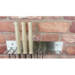 Wz šakės 100cm židinys 6vnt, nerūdijančio plieno rankena