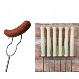 Wz šakės 115cm židinys 6vnt, nerūdijančio plieno rankena