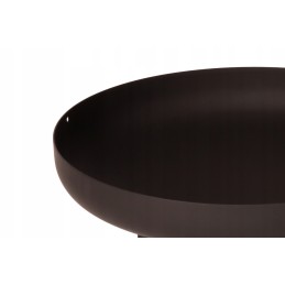 Maui 40 cm plieninė sodo laužavietė, grilio dubuo, dažytas židinys
