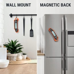 Kepimo termometras su zondu, skaitmeninis momentinio skaitymo ekranas