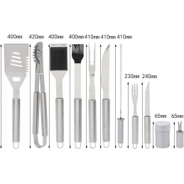 Topway nerūdijančio plieno kepimo įrankių rinkinys 26 vnt