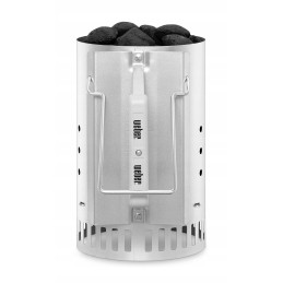 Weber rapidfire kepsninės židinys, sidabrinis, 32,26 x 20,57 x 31,75 cm