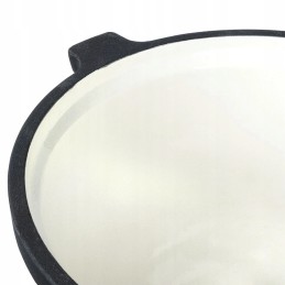 Emaliuotas ketaus puodas ant kojelių su liejiniu dangteliu, 4 l, vilde