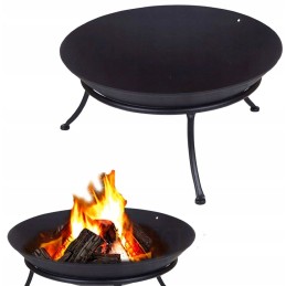 Sodo židinys, skersmuo 47 cm, pagamintas iš ketaus