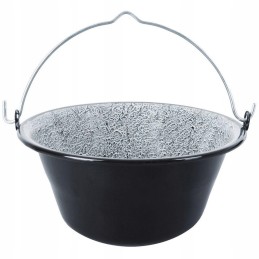 Emaliuotas katilas, vengriškas kabantis puodas, 13 l