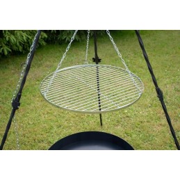 Chromuotos grotelės, skersmuo 80, apvalios, pakabinamos