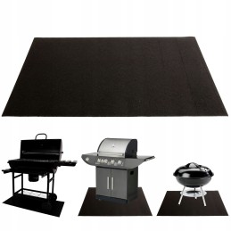 Apsauginis grilio kilimėlis 120x80cm didelis BBQ