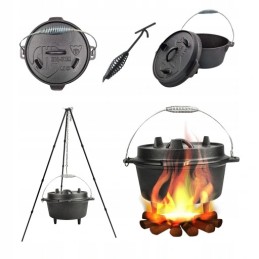 ⭐⭐ketinis katilas, medžioklinis puodas, vengriški kepsniai, 4l, židinio griliui⭐⭐