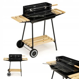 Anglies kepsninė su reguliuojamomis lentynomis ir 2 nešiojamomis grotelėmis