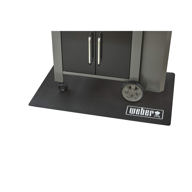 Weber 17897 floor protection mat, black, 120 x 80 cm