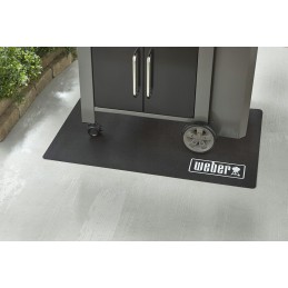 Weber 17897 floor protection mat, black, 120 x 80 cm