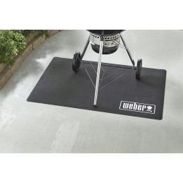 Weber 17897 floor protection mat, black, 120 x 80 cm