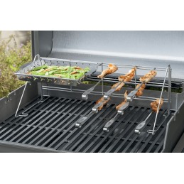 Nerūdijančio plieno grilio krepšys