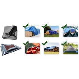 UV šalčiui atsparus tentas 5x5, 210g, tvirtas, storas