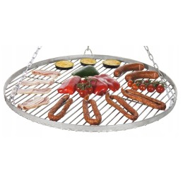 Nerūdijančio plieno grotelės, skersmuo 70, apvalios, pakabinamos