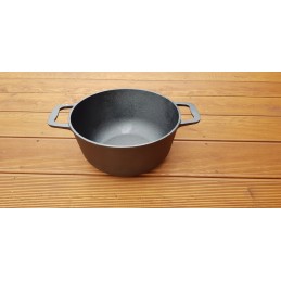 Ketaus puodas 3in1, stovas, keptuvė, 5l