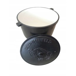 Emaliuotas katilas, ketaus puodas troškiniams, 7l