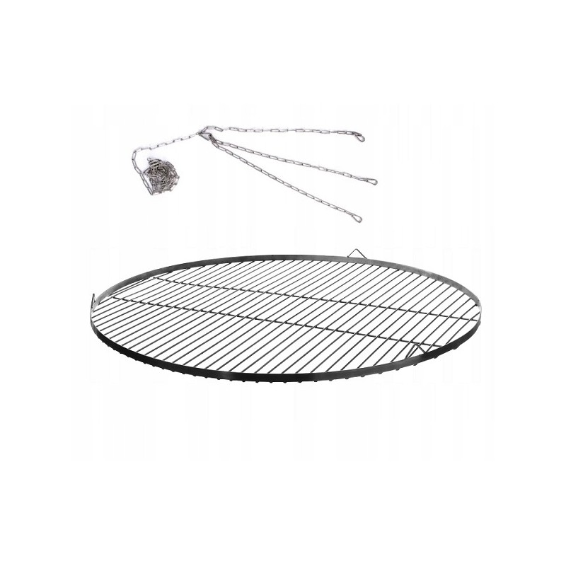 Nerūdijančio plieno grotelės 80 cm su grandine