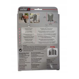 Weber 7176 vandeniui atsparus dangtelis apvalioms kepsninėms 57 cm, aukščiausios kokybės