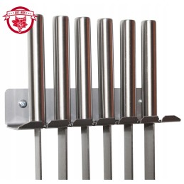 Kastuvai, iešmai, 6 vnt, inox rankena, 43 cm