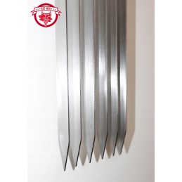 Kastuvai, iešmai, 6 vnt, inox rankena, 43 cm