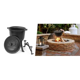 Meyerhoff ketaus puodas, 8l, nemokamas šaukštas keptos mėsos, kepti troškiniai