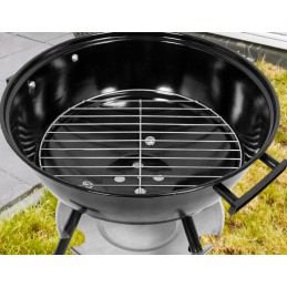 Nebrangus medžio anglies grilis lund garden kietos 41 cm grotelės su dangteliu