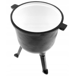 Emaliuotas medžioklinio puodo katilas 4l!