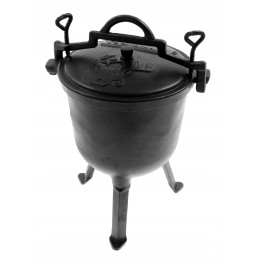 Emaliuotas medžioklinio puodo katilas 4l!