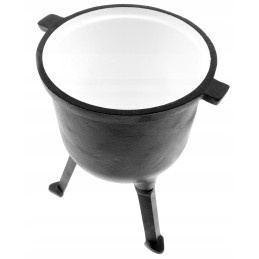 Emaliuotas medžioklinio puodo katilas 4l!