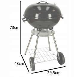Söegrill söebriketi jaoks, suletud riiulikaanega