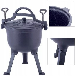 Medžioklės katilas 4 litrai Kamille km 4800m - nemokamas peilių komplektas