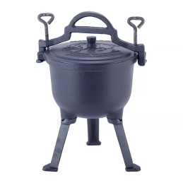 Medžioklės katilas 4 litrai Kamille km 4800m - nemokamas peilių komplektas