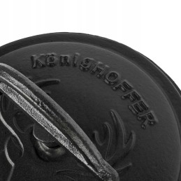 Medžioklinis virdulys 5l, emaliuotas ketaus puodas