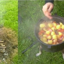 Katilas su ugnimi, emaliuotas puodas, 4l Meyerhoff