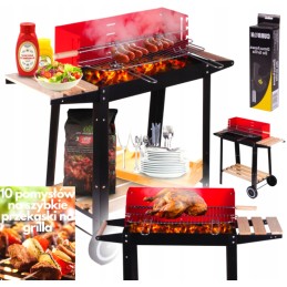 Grillmaster Redbend GM2000 anglies grilis + pūstuvas