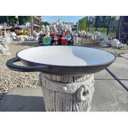 Emaliuota ketaus keptuvė, 38 cm, židinys, 5 cm h