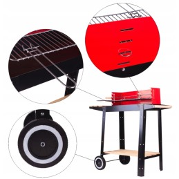 Grillmaster Redbend GM2000 anglies grilis + pūstuvas