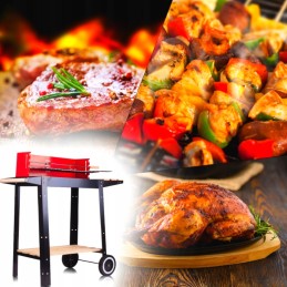 Grillmaster Redbend GM2000 anglies grilis + pūstuvas