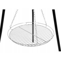 ️Sodo kepsninė su anglimis, pakabinamas židinys, 46cm grotelės