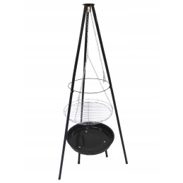 ️Sodo kepsninė su anglimis, pakabinamas židinys, 46cm grotelės