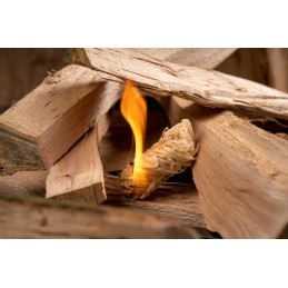 Ekologiškas medienos vatos kūrenimas 2 kg - švari ugnis be cheminio kvapo