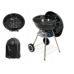 Apvalios anglies kepsninės su dangteliu, 41 cm grotelės