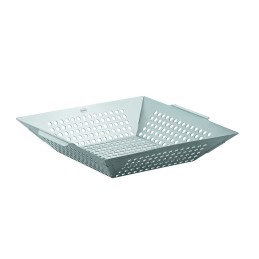 Roesle bbq nerūsējošā tērauda dārzeņu grila grozs 33x30cm