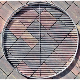 Apvalios plieninės grotelės, 70 cm, labai stabilios.