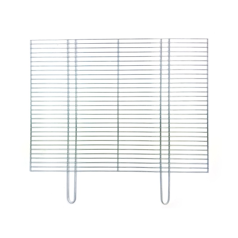 Grilio grotelės 80x60, chromuotos