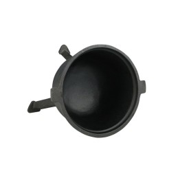 Ketaus medžioklės puodas 8l juodas Rossner